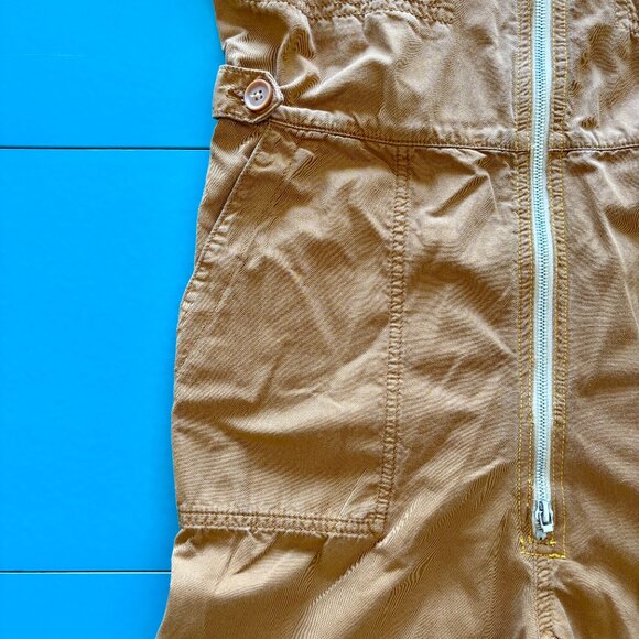 Topshop Women’s Camel-colored Jumpsuit – Size 8 - Picture 8 of 16